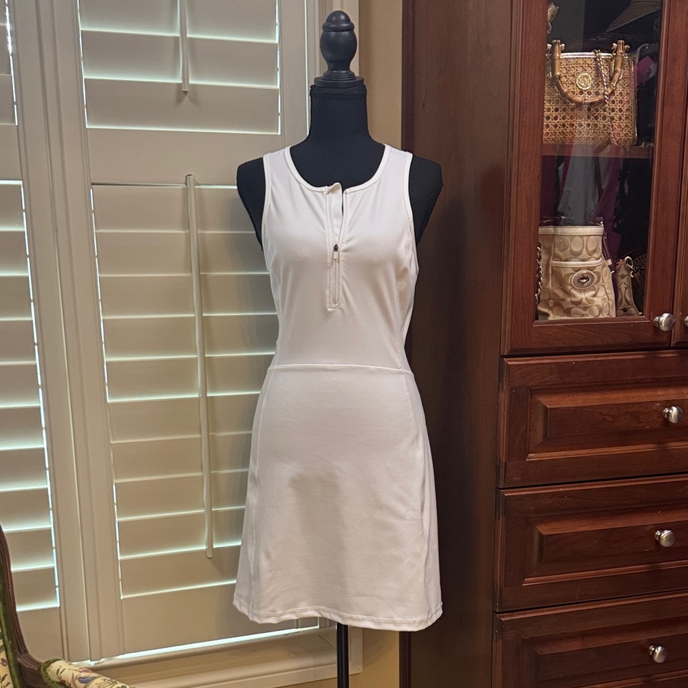 J. Crew Active White Tennis Active Dress, Size XS, NWOT